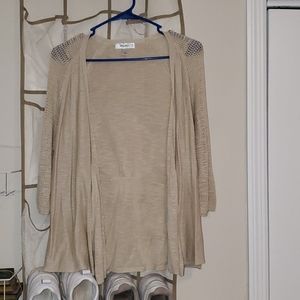 Light summer tan cardigan